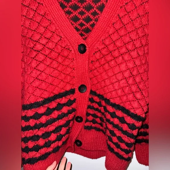 EUC ZARA OVERSIZED KNIT CARDIGAN - Picture 8 of 9